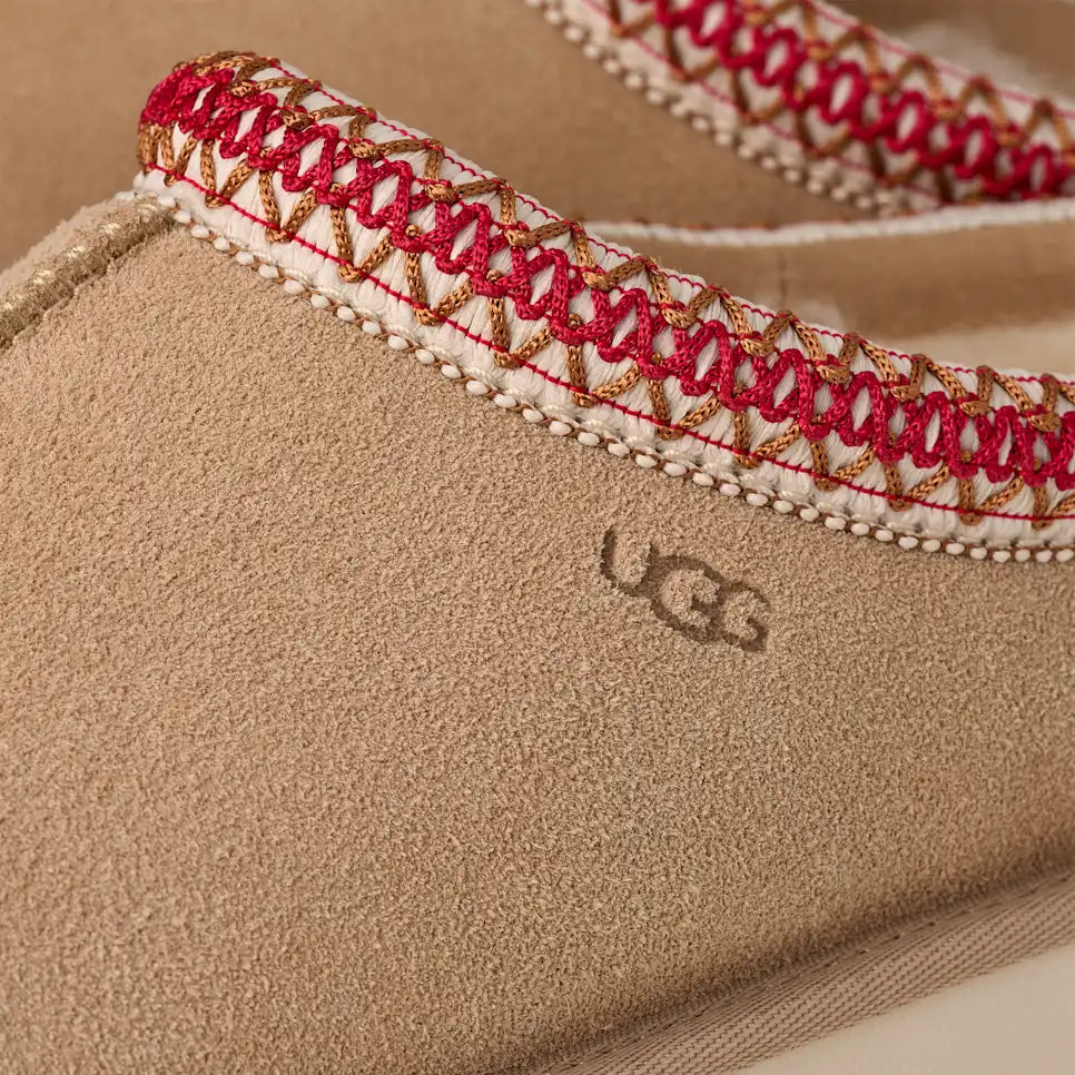 Femme Tasman II sand / dark cherry
